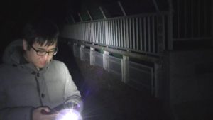 軽井沢大橋で、SNOWを使用し幽霊と顔交換をしようとするサイキック１