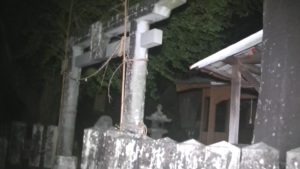 熊本県玉名市にある石塘橋の近隣にある神社